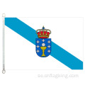Galiciens flagga 90 * 150 cm 100% polyster